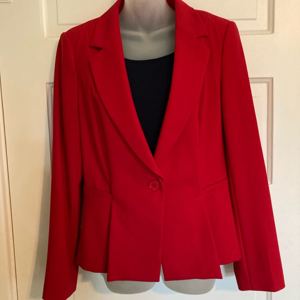 Size 10 White House Black Market red blazer